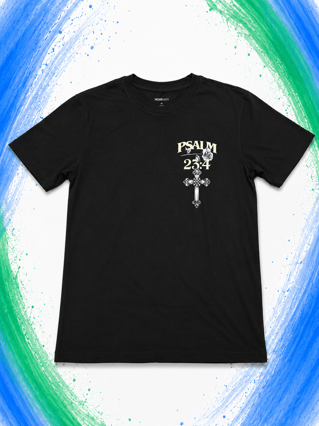 Psalm 23:4 Boxy Cut Graphic Tee